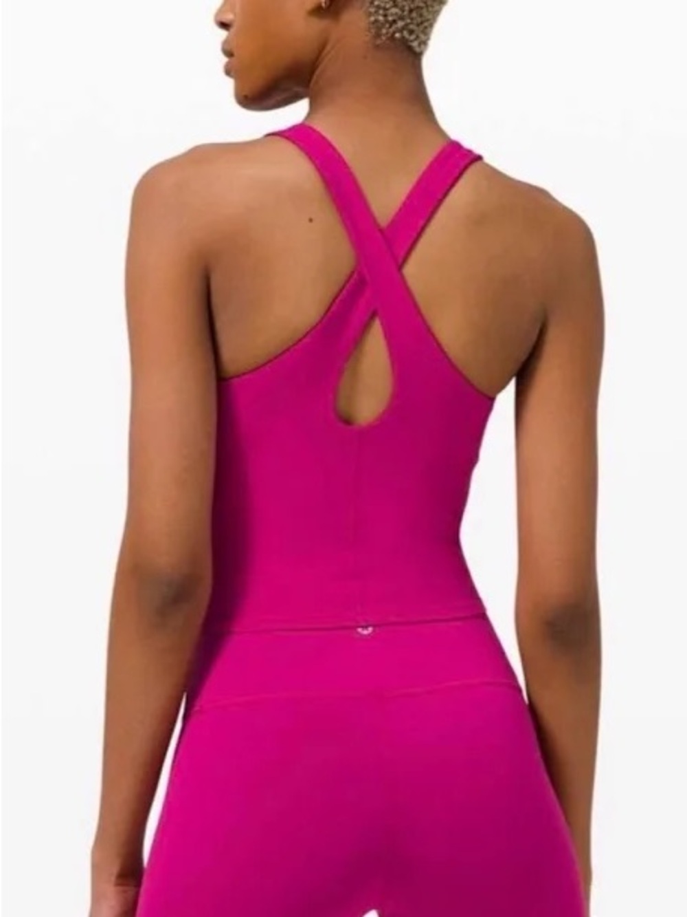 lululemon Key to Balance Built in Bra Performance Tank - Ripened Raspberry